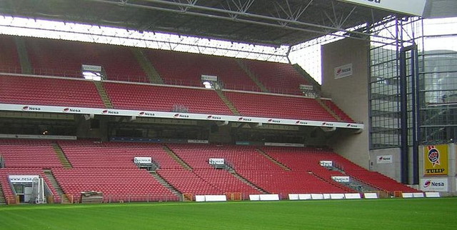 View from pitch level