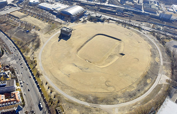 Old Stadium Demolished Ready For Building New Arena