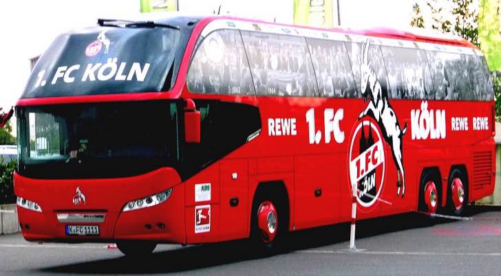Bus With Club Branding
