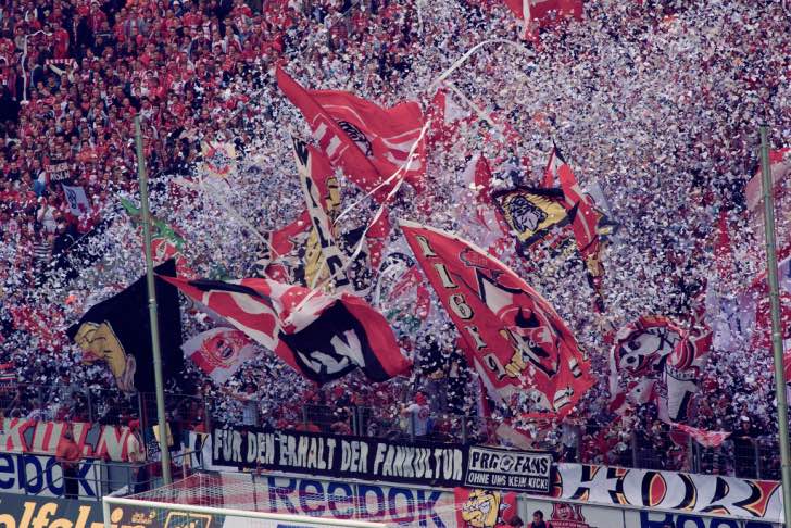 Fans Waving Flags