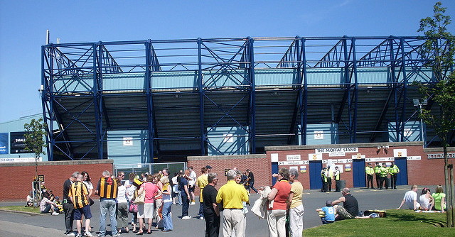 Outside the ground