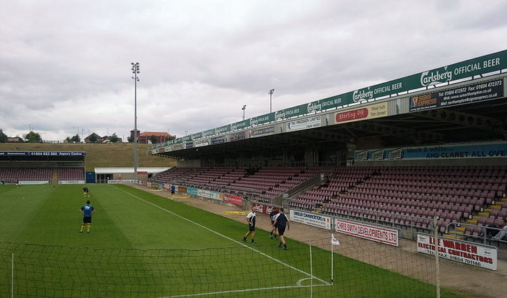 View of the stands