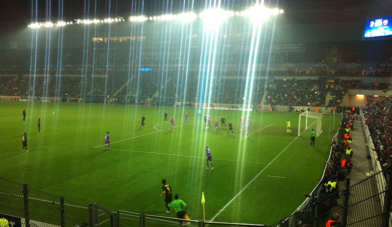 View From Stands During a Match