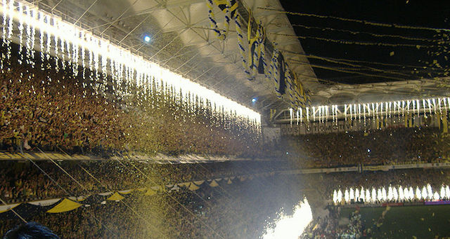 Celebrations At Şükrü Saracoğlu Stadium