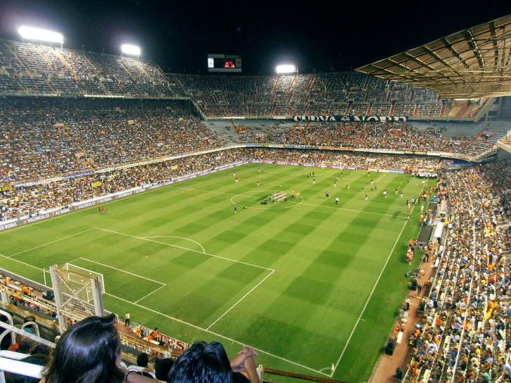 Full Stadium Including The Pitch