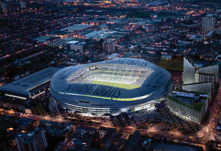 External View of Tottenham Stadium
