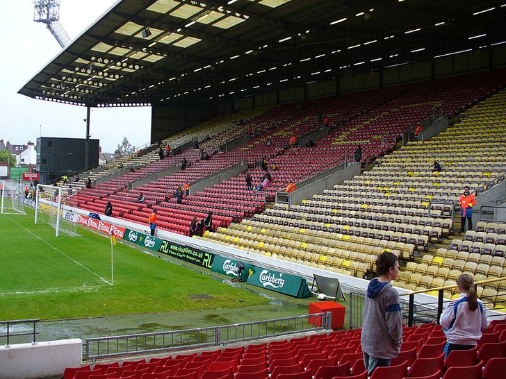View of the Rookery stand