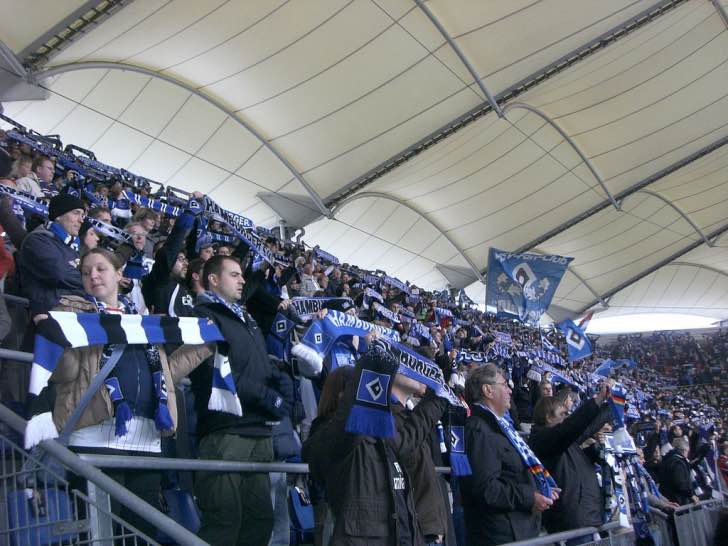Supporters With Scarves