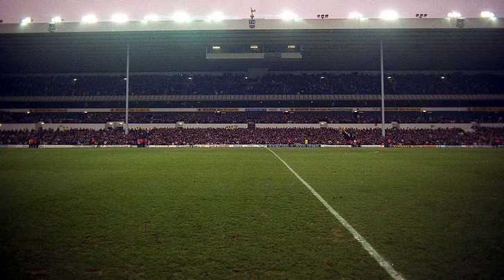 The main stand at Tottenham Hotspur in 1991