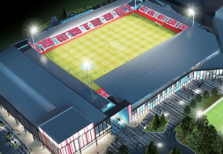 LNER Stadium at Night Concept Design