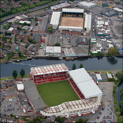 Meadow Lane & City Ground From Above