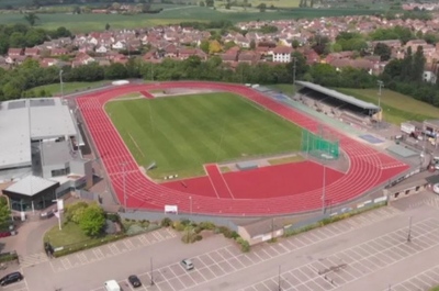 Melbourne Stadium Chelmsford from Above