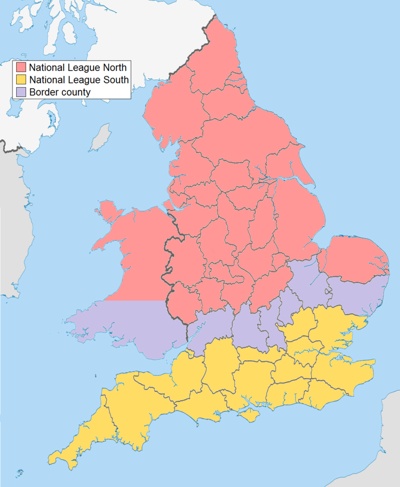 National League North and South Territories