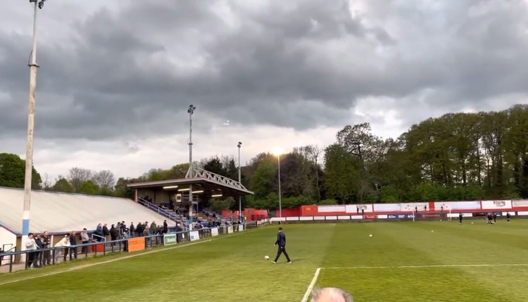 Park View Road Stadium, View of the Pitch