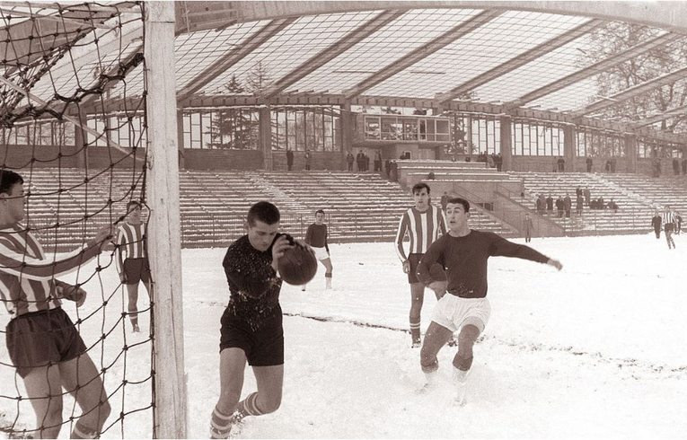 Playing Football in the Snow