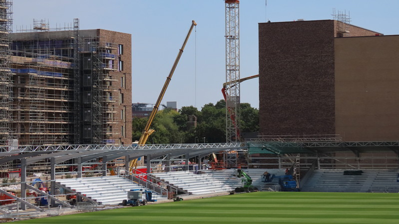 stadium under construction