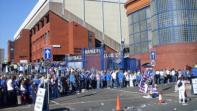 Rangers Fans Queue