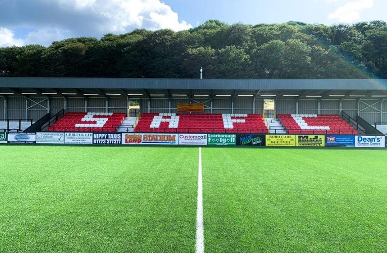 Scarborough Athletic Stadium Adverset Stand