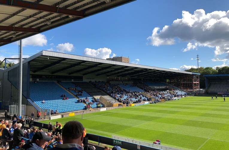 East Stand at The Shay Stadium, Halifax