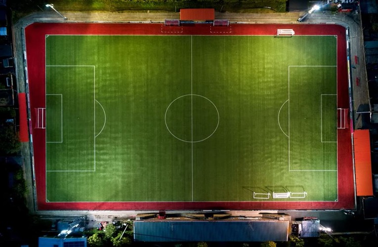 Woodside Road Stadium Worth From Above